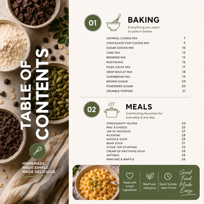 Dry Mix Pantry: Mix Recipes Cookbook